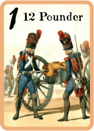 Bayonet Battalion card 12 pounder