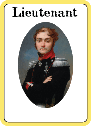 Bayonet Battalion card lieutenant