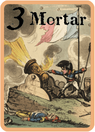 Bayonet Battalion card mortar