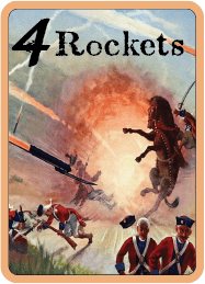 Bayonet Battalion card rockets