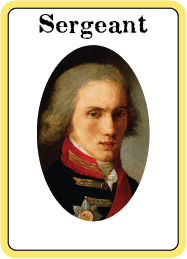 Bayonet Battalion card sergeant